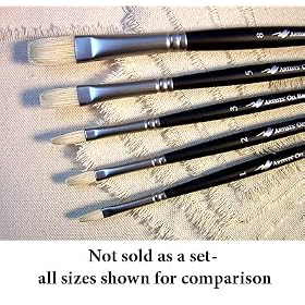 W&n Artist Oil Brush Flat 8