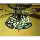 4 Inch W Mediterranean Shade Ceiling Fixture