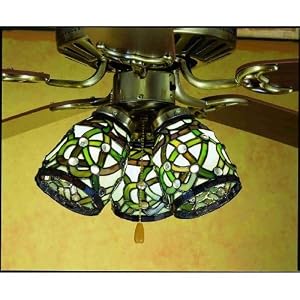 4 Inch W Mediterranean Shade Ceiling Fixture by 