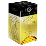 Stash Premium Lemon Blossom Herbal Tea, Tea Bags, 20-Count Boxes (Pack of 6)