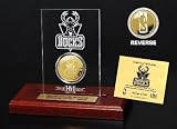 Milwaukee Bucks 24KT Gold Coin Etched Acrylic