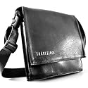 Leder Tasche Gürtel Etui Tragetasche Tragetasche f. 18tlg Makeup Komestik Pinsel Kosmetiker schwarz