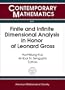 Finite and Infinite Dimensional Analysis in Honor of Leonard Gross: Ams Special Session on Infinite Dimensional Spaces, January 12-13, 2001, New Orleans, Louisiana (Contemporary Mathematics)