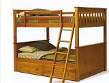 Pine Ridge F/F Mission Panel Bunk w/ Matts Package
