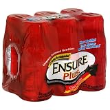 Ensure Plus Complete Balanced Nutrition Drink, Ready to Use, Creamy Milk Chocolate Shake, 24-8 Fluid Ounce Bottles