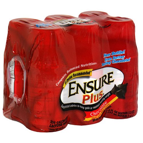 Ensure Plus Complete Balanced Nutrition Drink, Ready to Use, Creamy Milk Chocolate Shake,... by Ensure