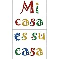 4 Sheets Snap Instant Wall Art - Mi Casa Es Su Casa (9.75 x 16.83")