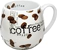 Konitz 14-Ounce Mugs Coffee Collage Snuggle Mugs, Assorted, Set of 4