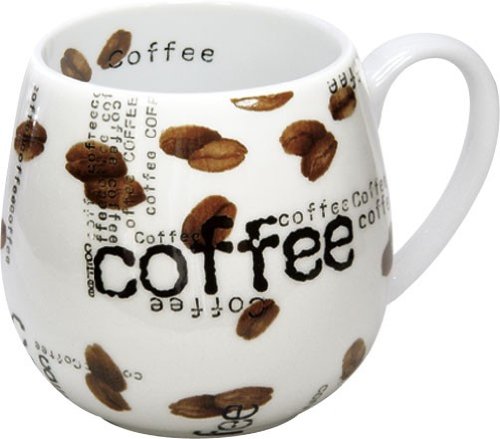 Konitz 14-Ounce Mugs Coffee Collage Snuggle Mugs, Assorted, Set of 4 On Sale