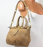 NEW AUTHENTIC COACH MADISON GATHERED LEATHER SOPHIA (Cappuccino/18620)