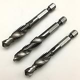 RedBeryl 選べる ドリル タップ セット M3 M4 M5 M6 M8 M10 (M10 3本)