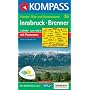Innsbruck, Brenner: Wandern / Rad / Skitouren. Mit Panorama. GPS-genau. 1:50.000