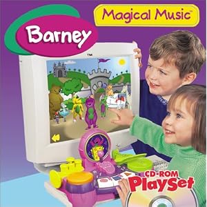 Barney Magical Music Cd-Rom Playset by 