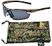 Hornz Polarized Sunglasses Men Camouflage Wrap Around Sport Frame Lightweight