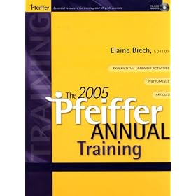 Pfeiffer Annual - Incls CD-Rom - Vol 1 Training C-W Vol 2 Co by