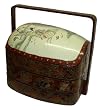 Chinese porcelain shard wedding box / basket