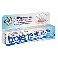 Biotene Dry Mouth Toothpaste, Fresh Mint Original, 4.5-Ounce Box (Pack of 4)
