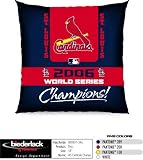 Review Biederlack  / 2006 World Series Champions St. Louis Cardinals Pillow - Major League Baseball (MLB)