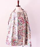 aja flowers 授乳ケープ ワイヤー入り ナーシングカバー ポケット付 携帯に便利な専用バッグ付属 ママに嬉しい工夫がいっぱい 軽量持ち歩き 母乳 お出かけ オールシーズンフリーサイズ 4色 