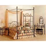 BEAUTIFUL FULL SIZE CANOPY BED IN BLACK FINISH by Cross