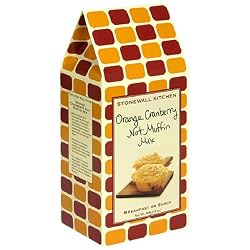 Stonewall Kitchen Orange Cranberry Nut Muffin Mix, 13-Ounce Boxes (Pack of 4)