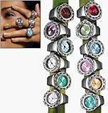 Avon Birthstone Sparkling Ring Watch July - Ruby