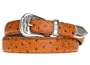MagicBelt Classic, Size 38, Ostrich Tan with Golfer Buckle