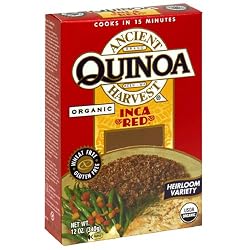 Ancient Harvest Organic Quinoa, Inca Red, 12-Ounce Boxes (Pack of 12)