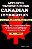 Approved Professions for Canadian Immigration Vol.1 ( A to I) Under Federal Skilled Worker Class: Complete Job Description and Employment Requirements as per National Occupational Classification of Canada