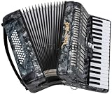 Del Sol 34 Key 48 Bass 5 Switches Piano Accordion - Grey - B003BT9ME2