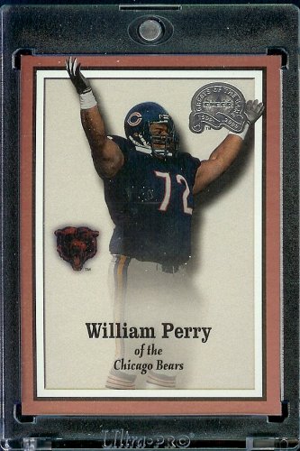 2000 Fleer Greats of the Game Football Card # 28 William Perry Chicago Bears Mint Condition - Shipped In Protective ScrewDown Case!