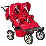 Tri-Mode Twin Stroller, Candy Apple by Valco Baby