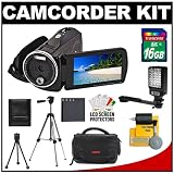 Bell and Howell DNV900HD 1080p High Definition ZoomTouch Digital Video Camcorder with Infrared Night Vision with 16GB Card + LED Light + Battery + Case + Tripod + Accessory Kit