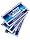 Oral-B 3000 Professional Care 3000 Electric Toothbrush, White and Blue, And Crest 3D White Advanced Vivid Fluoride Toothpaste, Vibrant Mint, And Oral-B Glide Pro-Health Clinical Protection Floss 38.2 yd, With Crest 3D White Whitestrips With Advanced Seal Professional Effects Enamel Safe Dental Whitening Kit, 20-count box
