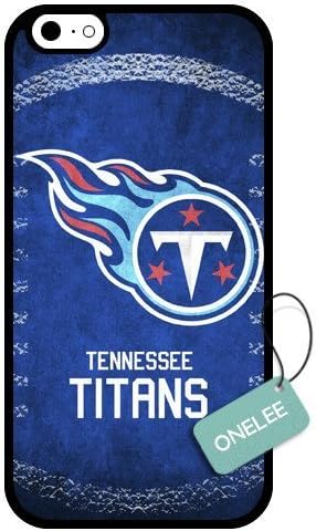 Onelee(TM) - Customized NFL Tennessee Titans Team Logo Design TPU Apple iPhone 6 Case Cover - Black 01