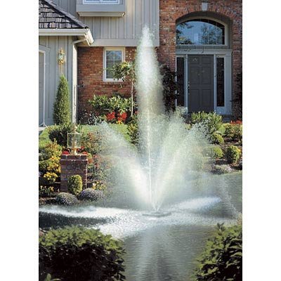 Clover BIG SHOT Floating Fountain - 1/2 HP, 110 Volt, 70-Ft. Power Cord