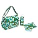 Kalencom Fun Dots Double Buckle Diaper Bag - Seaside