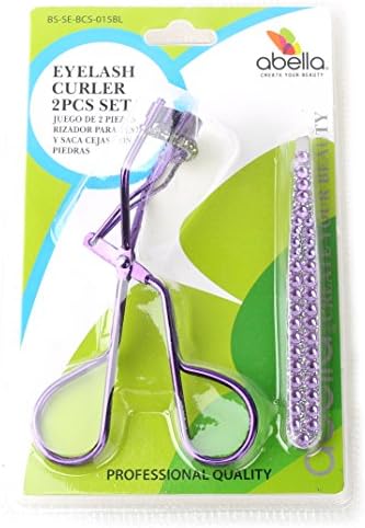 Abella Combo Pack Eyelash Curler and Tweezes (Purple)