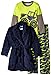 Bunz Kidz 3 Piece Boys Trucks Robe and Pajamas Sets