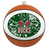 NBA Milwaukee Bucks Mini Replica Basketball Ornament