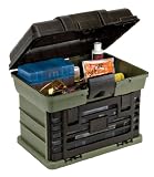 Plano Molding 1372-30 Stow N Go Tool Box with 2-Utility Organizers, Graphite Gray and SandStone