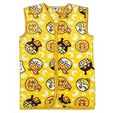 アスナロ（パジャマ・ルームウェア） スリーパー アンパンマン 子供 毛布 あったか ルームウェア パジャマ大 イエロー