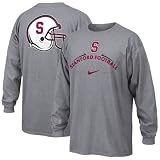 Nike Stanford Cardinal Ash 2008 Practice Long Sleeve T-shirt