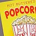 Hot Buttered Popcorn Metal Sign