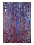 Beech Forest Premium Poster Print by Gustav Klimt, 18x24