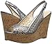 Nine West Women's Axey Metallic Wedge Sandal