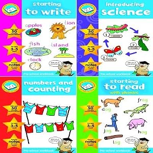 Pre School Activity Workbooks with Reward Stickers