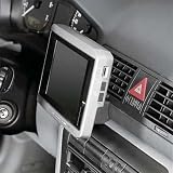 KUDA Navigations Konsole passend für Fahrzeugmodell: Skoda Octavia SLX ab 97 Mobilia-Kunstleder Schwarz