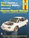 Search : Ford Taurus & Mercury Sable 1996-2001 (Haynes Manuals)