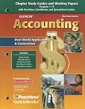 Glencoe Accounting: First Year Course, Chapter Study Guides and Working Papers Chapters 1-13
